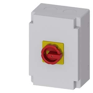 SIEMENS SWITCH DISCONNECTORS, 3LD2, 50 ... 60 Hz, 380 ... 440 V, P/AC-23A, PE + N, 37kW, 100A