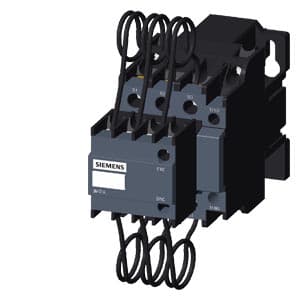 SIEMENS CAPACITOR DUTY CONTACTOR, 3MT7, 14A, 25kVAR, 230/400VAC, 1NO+1NC