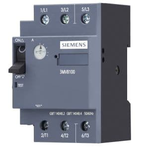 SIEMENS MOTOR STARTER PROTECTION, 3MV81, 0,11...0,16A, 0,04kW, WITHOUT AUX SWITCH