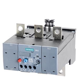 SIEMENS MOTOR STARTER OVERLOAD, 3RU5, 110...135A, SIZE S6, FOR STAND ALONE INSTALLATION