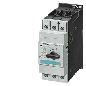 SIEMENS MOTOR STARTER PROTECTION, 3RV5, 3P, 40...50A, 22kW, 50kA, WITHOUT AUX SWITCH, SIZE S2