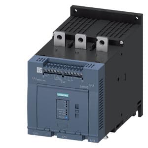SIEMENS SOFTSTARTERS, 3RW50, 3P, 470A, 250kW, 110...250 VAC COIL