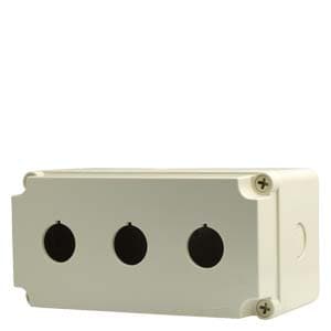 SIEMENS COMMANDING AND SIGNALING DEVICES, EMPTY ENCLOSURE FOR PUSHBUTTON 4 COMMAND POINT GREY