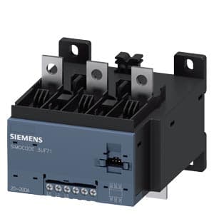SIEMENS SIMOCODE, 3UF, CURRENT/VOLTAGE MEASURING MODULE V2; SET CURRENT 20...200 A, VOLTAGE MEASUREMENT UP TO 690 V, OVERALL WIDTH 120 MM, BUSBAR CONNECTION BASIC UNIT REQUIRED PRO V PB, PRO V MR, PRO V PN OR PRO V EIP