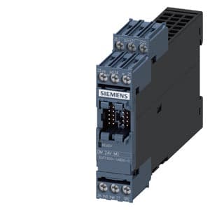 SIEMENS SIMOCODE, 3UF, DIGITAL MODULE, 4 INPUTS AND 2 RELAY OUTPUTS, INPUT VOLTAGE 24 V DC, RELAY OUTPUTS MONOSTABLE, MAX. 2 DIGITAL MODULES, FOR SIMOCODE PRO V BASIC UNIT