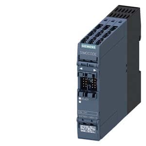 SIEMENS SIMOCODE, 3UF, MULTIFUNCTION MODULE, 4 INPUTS AND 2 RELAY OUTPUTS, INPUT VOLTAGE 24 V DC, RELAY OUTPUTS MONOSTABLE, ANALOG RESIDUAL CURRENT DETECTION, WITH RESIDUAL-CURRENT TRANSFORMER 3UL23 CONNECTION TEMPERATURE SENSOR PT100/PT10