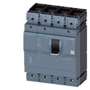 SIEMENS MCCB, 3VA1, 4P, 500A, FOR SWITCH DISCONNECTOR