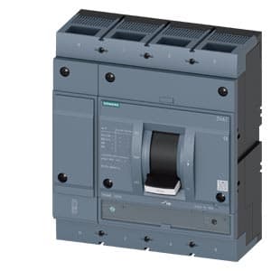 SIEMENS MCCB, 3VA1, 4P, 560...800A, 55kA, ADJUSTABLE TYPE, TM 240