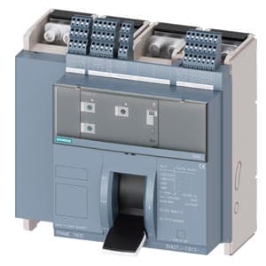 SIEMENS MCCB, 3VA2, 4P, 500...1250A, 85kA, WITH 4 AUX AND TRIP ALARM SWITCH, ADJUSTABLE TYPE, ETU320-LI