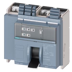 SIEMENS MCCB, 3VA2, 4P, 640...1600A, 110kA, ADJUSTABLE TYPE, ETU350-LSI