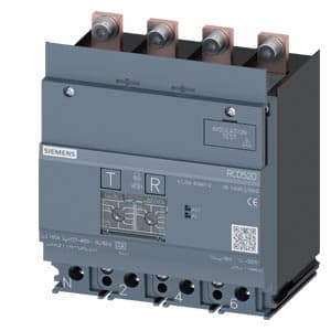 SIEMENS ACC MCCB, 3VA, RCD 520 FOR 3VA11 4 POLE, 30mA