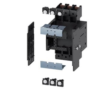 SIEMENS ACC MCCB, 3VA, DRAW OUT UNIT, CONVERSION KIT, 3 POLE BREAKER FOR 3VA13, 3VA14, 3VA23, 3VA24