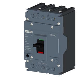 SIEMENS MCCB, 3VJ10, 3P, 20...25A, 18kA, ADJUSTABLE TYPE, TM