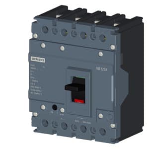 SIEMENS MCCB, 3VJ10, 4P, 12,8...16A, 10kA, ADJUSTABLE TYPE, TM