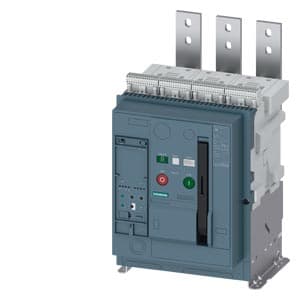 SIEMENS ACB, 3WA, 3P, 1000A, 55kA, F/T, ETU300-LSI
