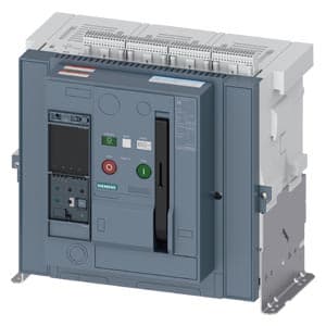 SIEMENS ACB, 3WA, 3P, 3200A, 66kA, F/T, ETU600-LSI