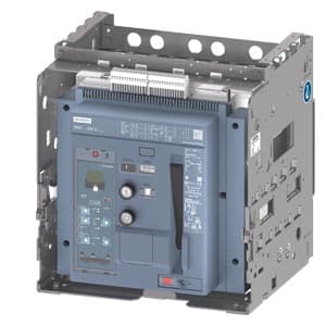 SIEMENS ACB, 3WJ, 3P, 2500A, 55kA, D/O, ETU360WJ-LSIG