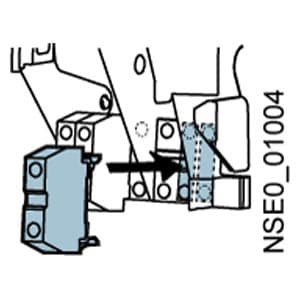 SIEMENS Auxiliary Switch, 3WL/ 3WA, 1 NO + 1 NC