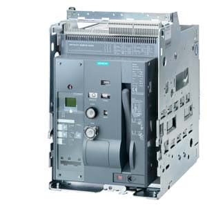 SIEMENS ACB, 3WT, 3P, 1250A, 55kA, D/O, ETU35WT-LSI