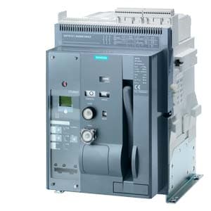 SIEMENS ACB, 3WT, 3P, 1250A, 66kA, F/T, ETU45WT-LSI