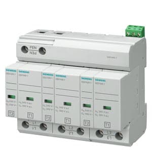 SIEMENS SURGE ARRESTERS, 3P, FOR TN-S AND TT SYSTEMS, WITH REMOTE SIGNALING