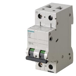 SIEMENS MCB, 5SL4, 2P, 10A, 10kA, B, CHINA