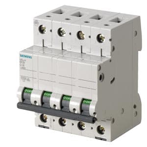 SIEMENS MCB, 5SL, 4P, 40A, 10kA