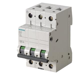 SIEMENS MCB, 5SL, 3P, 2A, 6kA