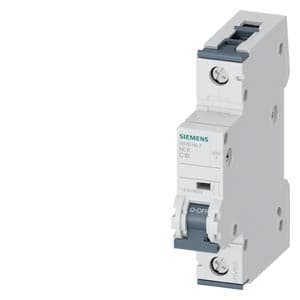 SIEMENS MCB, 5SY, 1P, 10A, 6kA, EUROPE