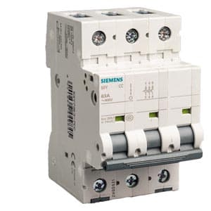 SIEMENS MCB, 5SY, 3P, 3A, 15kA