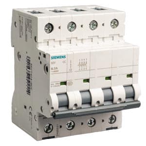 SIEMENS MCB, 5SY, 4P, 50A, 15kA