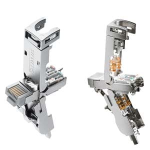 SIEMENS SIMATIC, INDUSTRIAL ETHERNET FASTCONNECT RJ45 PLUG 180 4x2 RJ45 PLUG-IN CONNECTOR CAT6A (10/100/1000/10000 Mbit/s) WITH RUGGED METAL ENCLOSURE AND FC CONNECTION SYSTEM FOR IE FC TP CABLE 4x2 (AWG24) 180° CABLE OUTLET 1 PACK = 1 UNIT