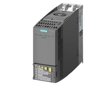 SIEMENS SINAMICS, G120C RATED POWER 3AC380-480V +10/-20% 47-63HZ LOW OVERLOAD: 4,0KW AT 150% 3S, 110% 57S, 100% 240S HIGH OVERLOAD: 3,0KW AT 200% 3S, 150% 57S, 100% 240S INTEGRATED FILTER CLASS A EXTERNAL 24V I/O INTERFACE: 6DI, 2DO,1AI,1A