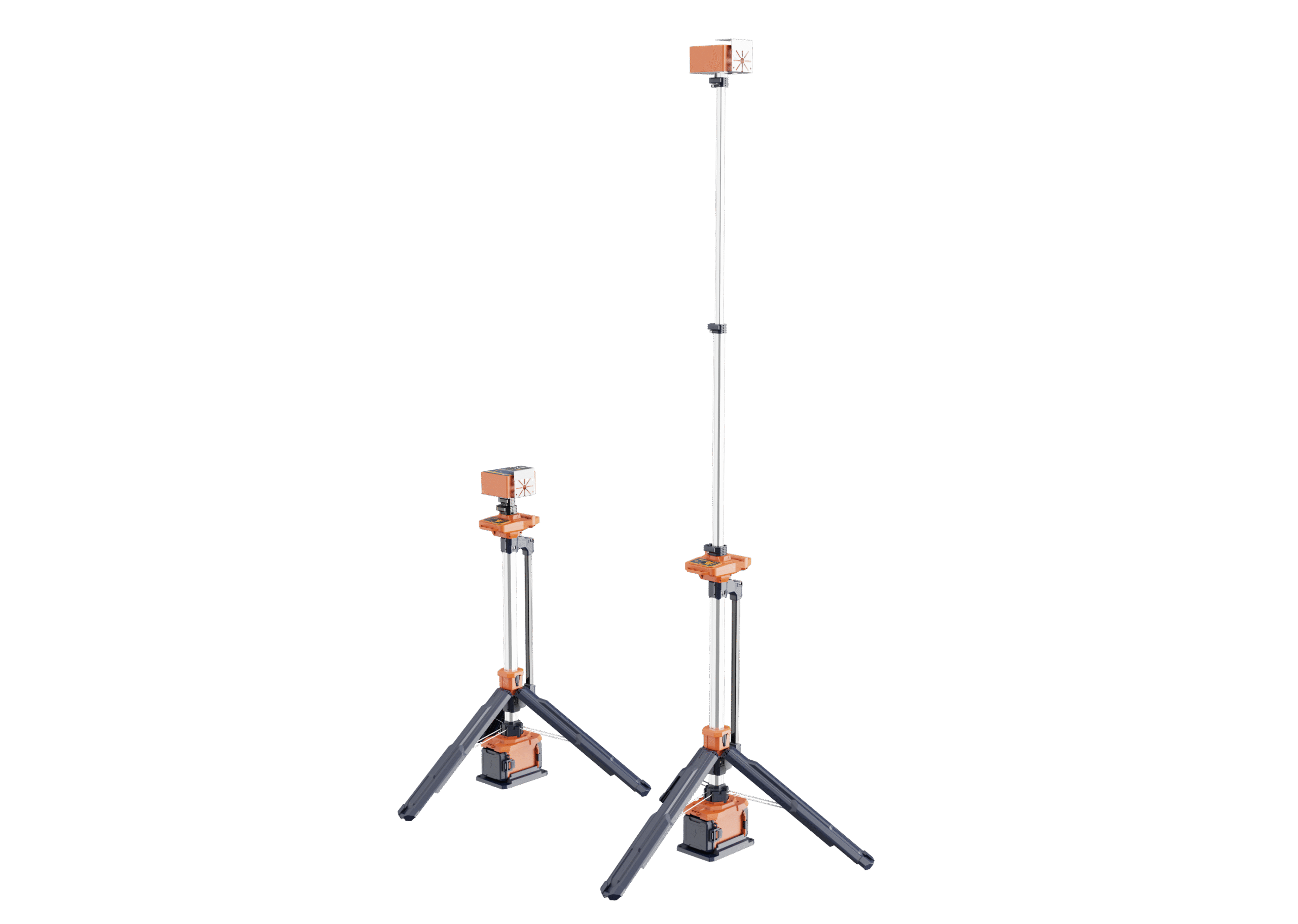 COMING, PORTABLE LIGHT, POWER PLATFORM, TL-400, 0.65M-2.2M, 10.000LM (AC-17.000LM), IP66, AC DIRECT PLUG-IN AVAILABLE, +3 D24-100 OR +1 D24-500 BATTERY AVAILABLE - Gambar 4