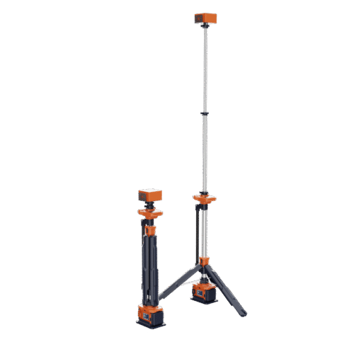 COMING, PORTABLE LIGHT, POWER PLATFORM, TL-400, 0.65M-2.2M, 10.000LM (AC-17.000LM), IP66, AC DIRECT PLUG-IN AVAILABLE, +3 D24-100 OR +1 D24-500 BATTERY AVAILABLE