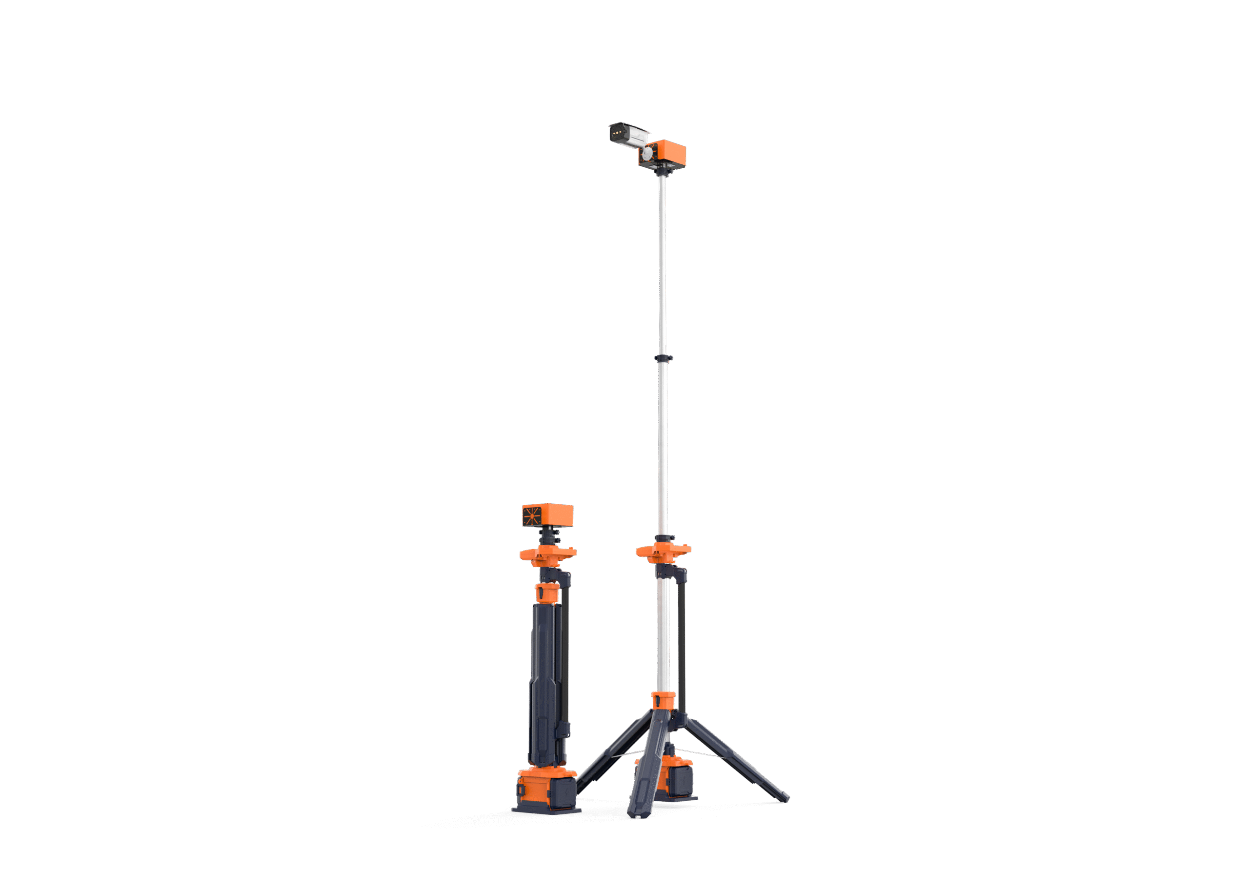 COMING, PORTABLE LIGHT, POWER PLATFORM, TL-400, 0.65M-2.2M, 10.000LM (AC-17.000LM), IP66, AC DIRECT PLUG-IN AVAILABLE, +3 D24-100 OR +1 D24-500 BATTERY AVAILABLE - Gambar 3