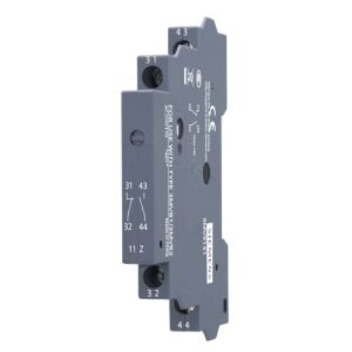 SIEMENS ACC MOTOR STARTER PROTECTION, SINOVA, 3MV81 & 3MV82, AUXILIARY CONTACT FOR RIGHT SIDE MOUNTING