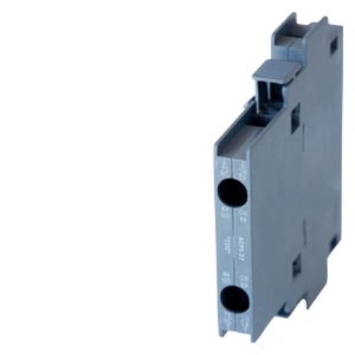 SIEMENS ACC MOTOR STARTER CONTACTOR, 3RT5, LATERALLY MOUNTABLE AUXILIARY SWITCH BLOCKS, 1NO+1NC, SIZE S2 TO S12