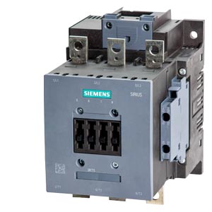 SIEMENS MOTOR STARTER CONTACTOR, 3RT5, 3P, 150...185A, 75kW, 2NO+2NC, 110...127 VAC/DC COIL, SIZE S6 - Gambar 2