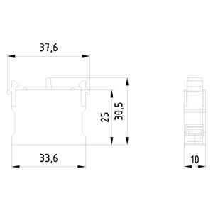 SIEMENS COMMANDING AND SIGNALING DEVICES, CONTACT BLOCK ACTUATOR COMPONENT WITH 1 CONTACT ELEMENT SCREW TERMINAL, 1 NC - Gambar 3