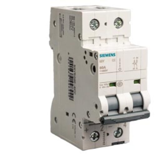 SIEMENS MCB, 5SY, 2P, 10A, 10kA, DC APLICATION