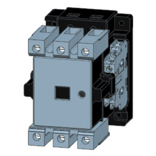 SIEMENS MOTOR STARTER CONTACTOR, 3TS, 3P, 65…90A, 30kW, 1NO, 220VAC COIL, SIZE S0