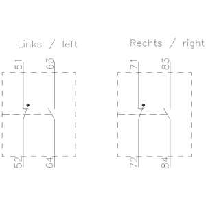 SIEMENS ACC MOTOR STARTER CONTACTOR, 3RT5, LATERALLY MOUNTABLE AUXILIARY SWITCH BLOCKS, 1NO+1NC, SIZE S2 TO S12 - Gambar 5