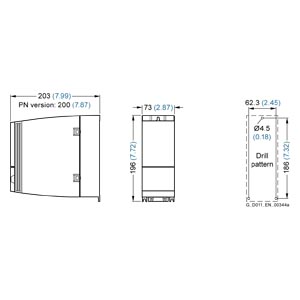 SIEMENS SINAMICS, G120C RATED POWER 1,5KW WITH 150% OVERLOAD FOR 3 SEC 3AC380- 480V +10/-20% 47-63HZ INTEGRATED FILTER CLASS A I/O-INTERFACE - Gambar 3