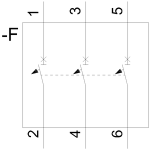 SIEMENS MCB, 5SY4, 3P, 63A, 10kA, D - Gambar 6
