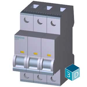 SIEMENS MCB, 5SY4, 3P, 63A, 10kA, D - Gambar 4