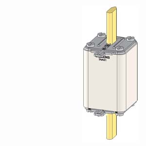 SIEMENS FUSE, 3NA, LV HRC FUSE ELEMENT, NH1, In: 200 A, gG, Un AC: 500 V, Un DC: 440 V, FRONT INDICATOR, LIVE GRIP LUGS - Gambar 4