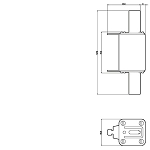 SIEMENS FUSE, 3NA3, LV HRC FUSE ELEMENT, NH2, In: 200 A, gG, UN AC: 500 V, UN DC: 440 V, FRONT INDICATOR, LIVE GRIP LUGS - Gambar 3