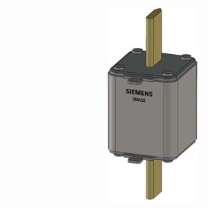 SIEMENS FUSE, 3NA3, LV HRC FUSE ELEMENT, NH2, In: 300 A, gG, UN AC: 500 V, UN DC: 440 V, FRONT INDICATOR, LIVE GRIP LUGS - Gambar 4