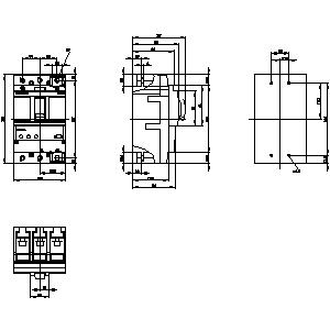 SIEMENS MCCB, 3VA2, 3P, 40...100A, 55kA, CLASS M, ADJUSTABLE TYPE, ETU320-LI - Gambar 3